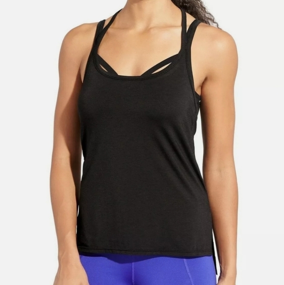 NWT Athleta Drishti Top Tank Black‎ Xs - Picture 1 of 5